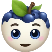 Blueberry  sticker