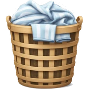 Laundry basket sticker