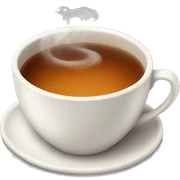 Hot cup of tea sticker