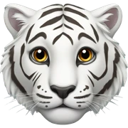 white tiger sticker
