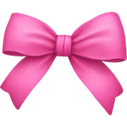 pink bow sticker
