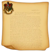 Harry Potter Hogwarts Letter sticker