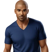 realistic portrait of male figure sticker