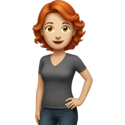 Redhead mom sticker