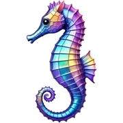 Seahorse sticker