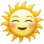 Sun sun sticker