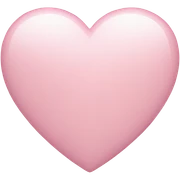 Light pink iPhone heart  sticker