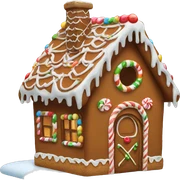 Gingerbread house sticker