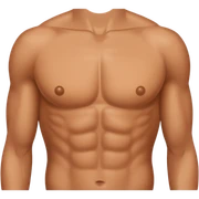 Bare chest sticker