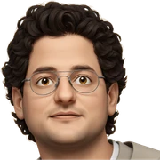 realistic portrait of a man sticker