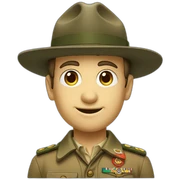 Baden Powell scout sticker