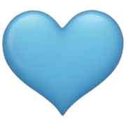blue heart sticker