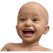 bald boy meme expression sticker