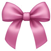 pretty bow sticker