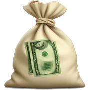 Bag of money  sticker