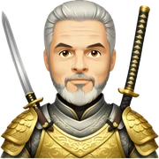 Golden Samurai sticker