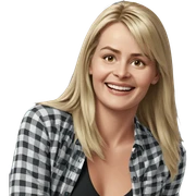 smiling blonde boy portrait sticker