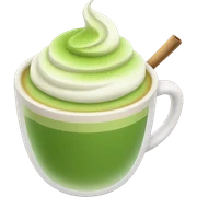 Matcha latte sticker