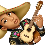 Mariachi Guitarist sticker