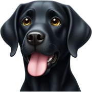 Black Labrador  sticker