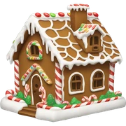 gingerbread house sticker