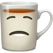 A mug of tea sticker