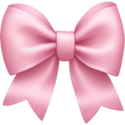light pink bow on light pink bow sticker
