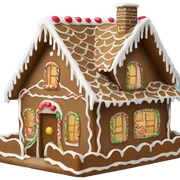 gingerbread house sticker