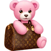 Louis Vuitton Teddy pink sticker