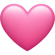 Pink heart  sticker