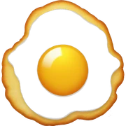 Fried egg sticker