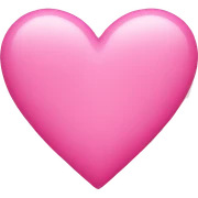 pink heart sticker