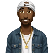 Tupac sticker