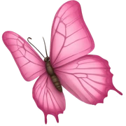 Mariposa rosada sticker