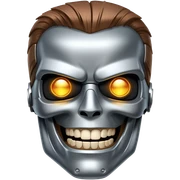 terminator qui rigole sticker