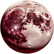 Moon Burgundy sticker
