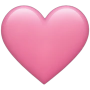 Pink heart sticker