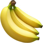 sliced banana sticker