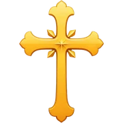 Cross sticker
