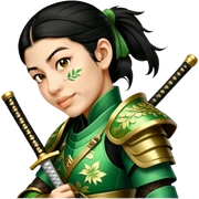Emerald Samurai sticker