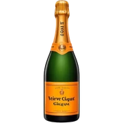 Veuve Clicquot champagne bottle sticker