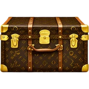 Louis Vuitton luggage trunk sticker