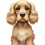 Cocker spaniel sticker