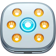 futuristic technological kit healing pad sticker
