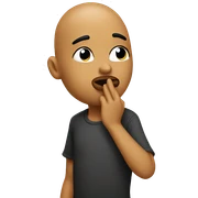Blowing a kiss sticker