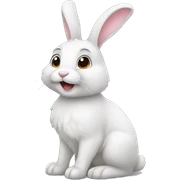 Bunny sticker