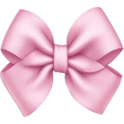 Light pink bows sticker