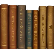 Vintage books sticker