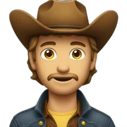 Cowboy sticker