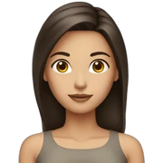 Brunette sticker